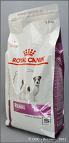 ���� ����� ����� ��� ����� ����� �� 10 �� ��� ����������� �������� ��������������� (Veterinary Diet Renal Small Dog), ��. 1,5 ��